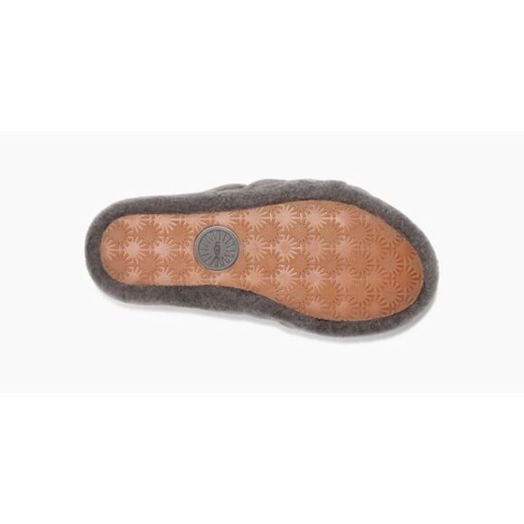 Urban Outfitters x UGG® Fluff Yeah Shearling Fur Slide Sandals Charcoal Grey - Picture 10 of 10